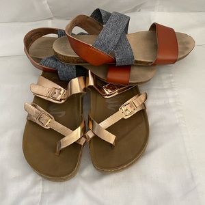 Two pair of sandals